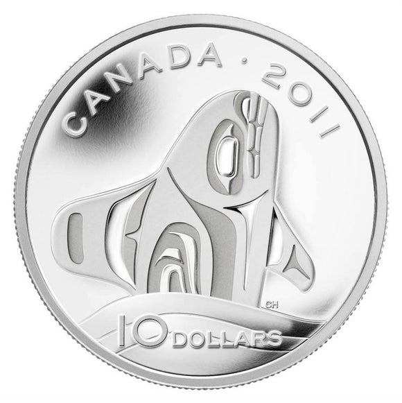 2011 - Canada - $10 - Orca Whale