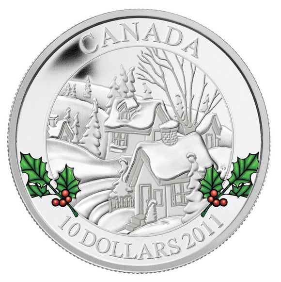 2011 - Canada - $10 - Winter Town