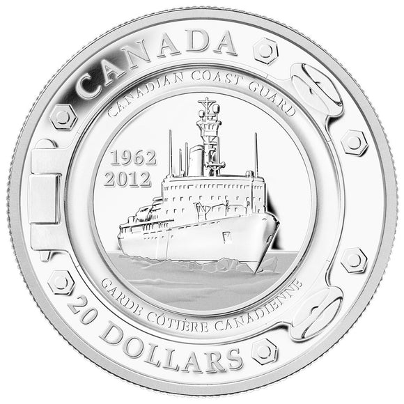 2012 - Canada - $20 - (1962-) 50 Years of the Canadian Coast Guard