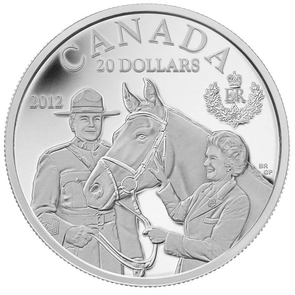 2012 - Canada - $20 - The Queen's Visit to Canada <br> (Writing on COA)