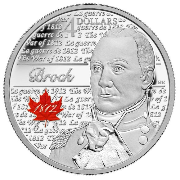 2012 - Canada - $4 - Sir Isaac Brock - Proof<br> (no sleeve)