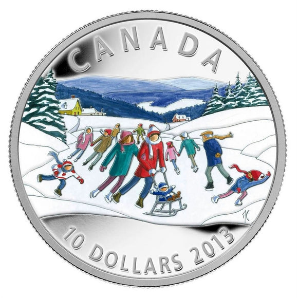 2013 - Canada - $10 - Winter Scene <br> (no sleeve)