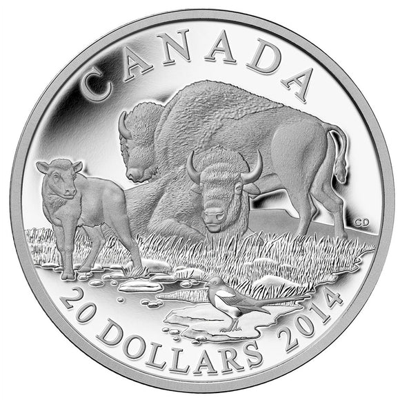 2014 - Canada - $20 - A Family at Rest <br> (Writing on COA)