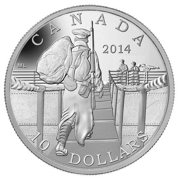 2014 - Canada - $10 - The Mobilisation of our Nation <br> (no sleeve)