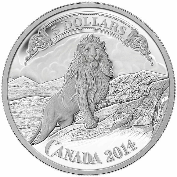 2014 - Canada - $5 - Lion on the Mountain - Northern Crown Bank