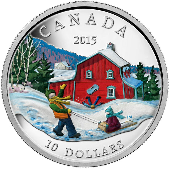 2015 - Canada - $10 - Winter Scene
