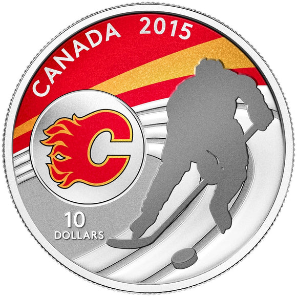 2015 - Canada - $10 - Calgary Flames