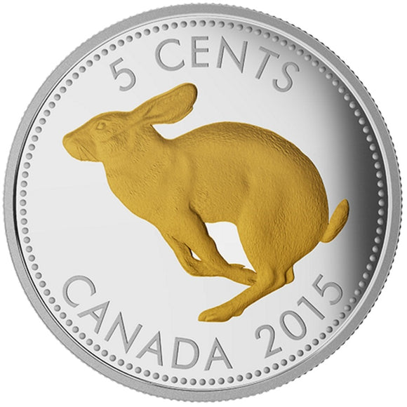 2015 - Canada - 5c - The Centennial Five Cents <br> (no box)