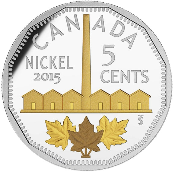 2015 - Canada - 5c - The Identification of Nickel - Toned <br> (no box)