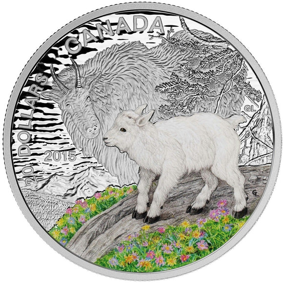 2015 - Canada - $20 - Baby Animals Series, Mountain Goat <br> (no sleeve)