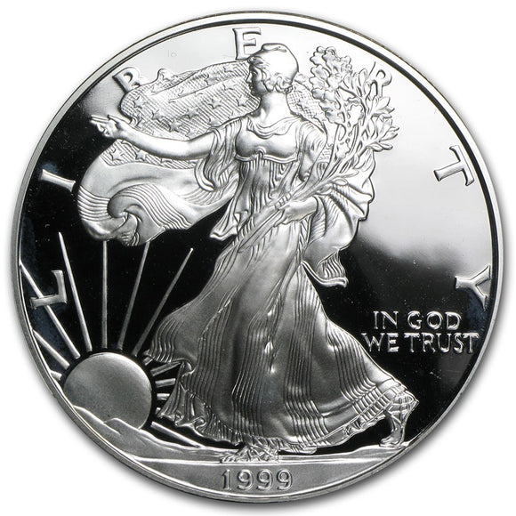 1999 P - American Eagle - Fine Silver - Proof