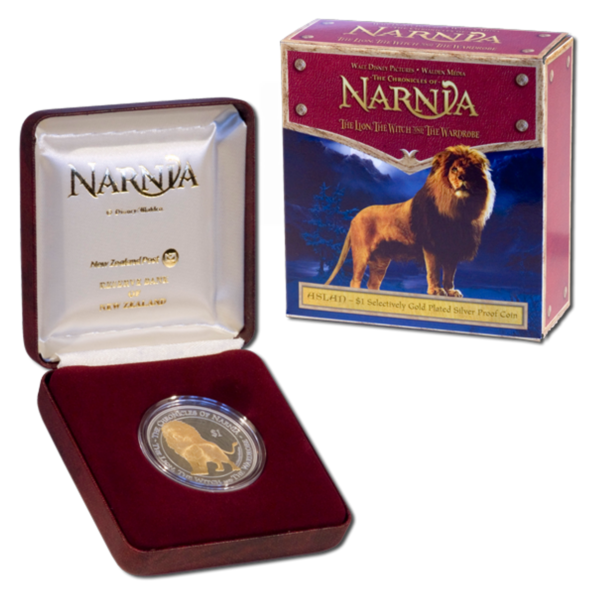 1 oz - 2006 - New Zealand - Narnia - Aslan - Fine Silver – MK Coins