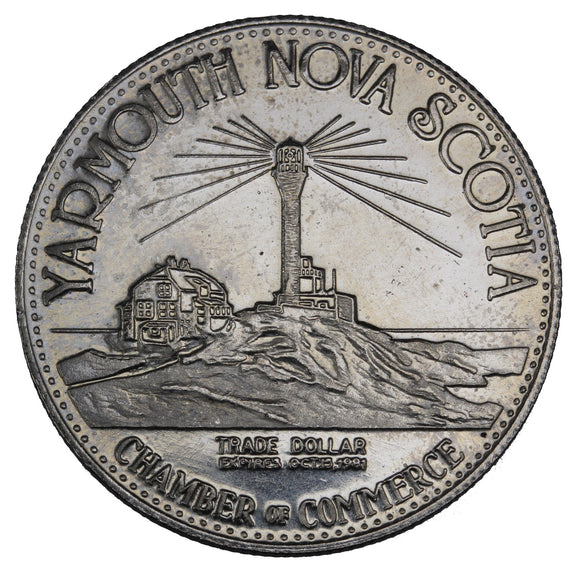 1981 - Yarmouth - $1 Municipal Trade Token - UNC