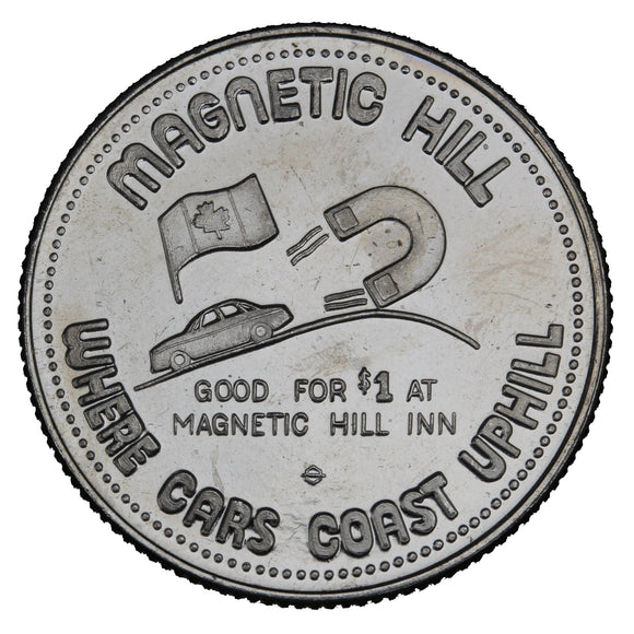1981 - Magnetic Hill - $1 Municipal Trade Token - UNC