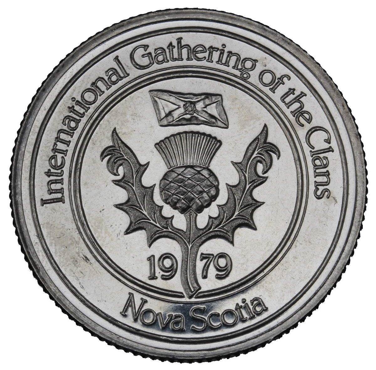 1979 Halifax / Dartmouth 1 Municipal Trade Token UNC MK Coins