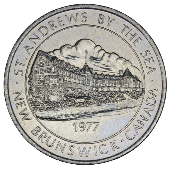 1977 - St. Andrews-By-The-Sea - $1 Municipal Trade Token - UNC