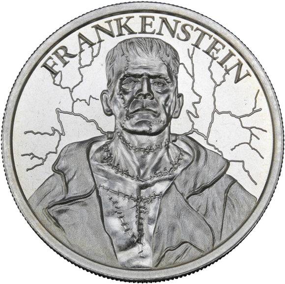 2 oz - Frankenstein - Fine Silver Round