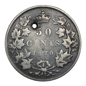 1870 - Canada - 50c - LCW - F15