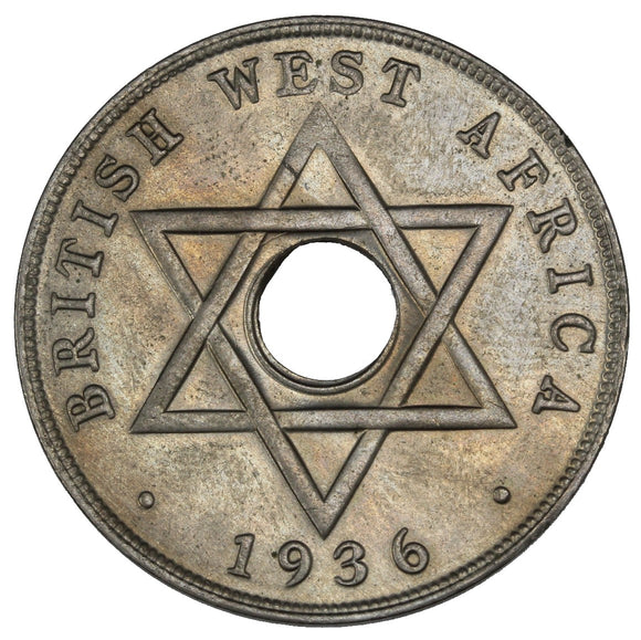 1936 - British West Africa - 1 Penny - MS63
