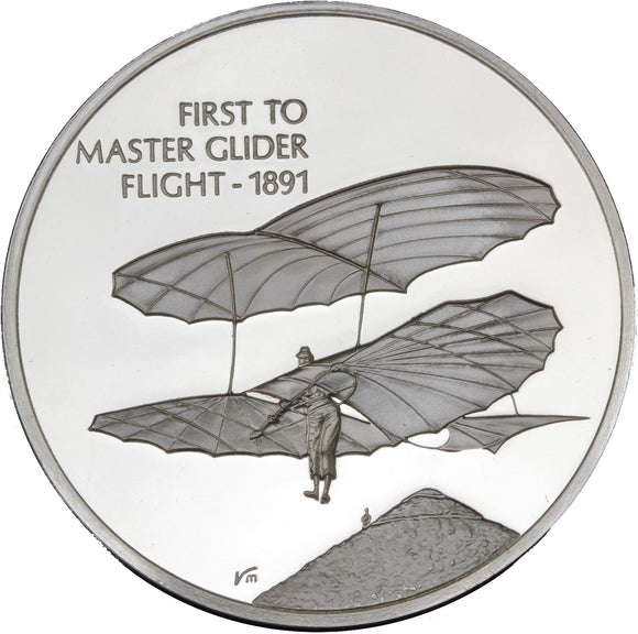 First To Master Glider Flight 1891 - Ag925