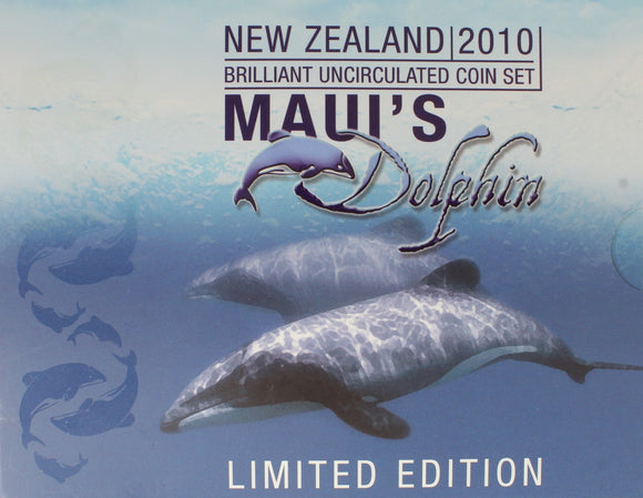 2010 - New Zealand - Maui's Dolphin - Limited Edition BU Coin Set