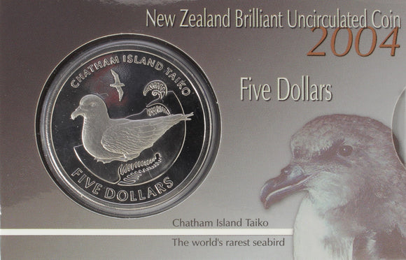2004 - New Zealand - $5 - Chatham Island Taiko - BU