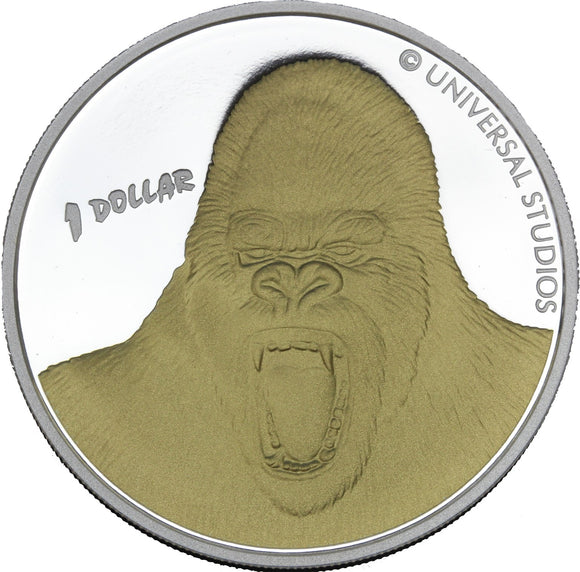 2005 - New Zealand - $1 - King Kong - Ag999