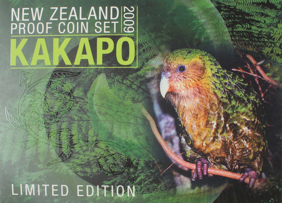 2009 - New Zealand - Kakapo - Limited Edition Proof Coin Set