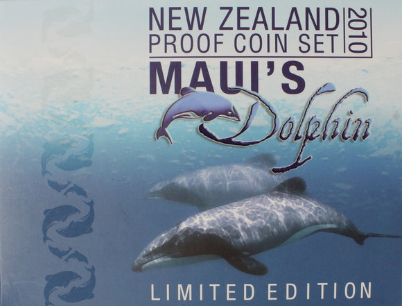2010 - New Zealand - Maui's Dolphin - Limited Edition Proof Coin Set