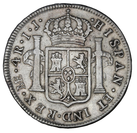1791 - Peru - 4 Reales - Lims Mint (ME) - F15