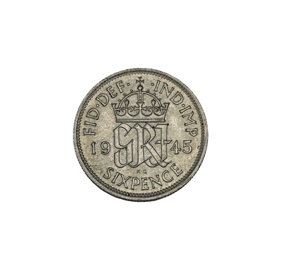 1945 - Great Britain - 6 Pence - UNC