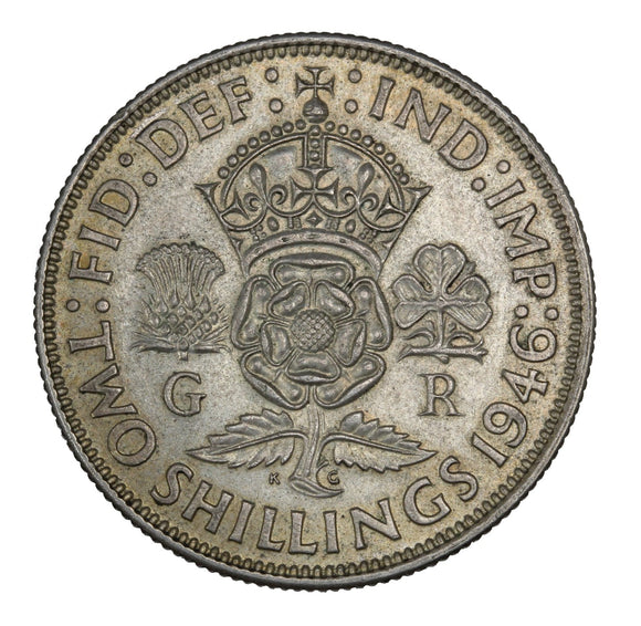 1946 - Great Britain - 2 Shillings - AU50