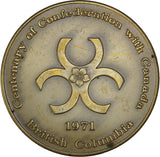 1971 - British Columbia Medal - Centenary of Confederation with Canada