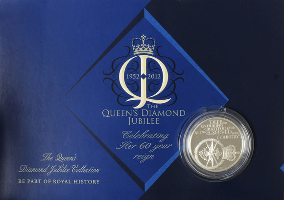 2012 - Great Britain - 5 Pounds - The Queen's Diamond Jubilee