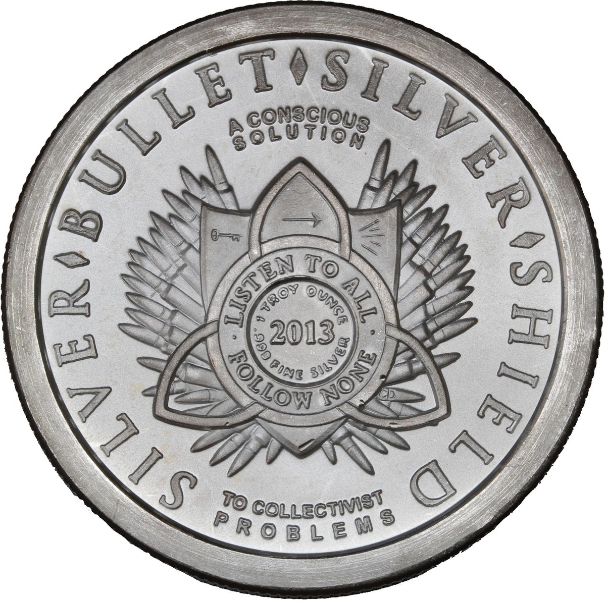 2013 - 1 oz - Spreading Debt and Death - Fine Silver – MK Coins