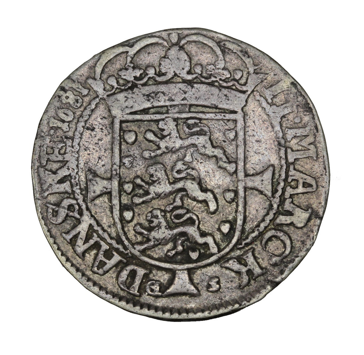 1681 GS - Denmark - 2 Mark - VF20 – MK Coins