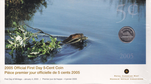 2005 P - Canada - 5c - Standard, NPS, First Day