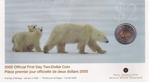 2005 - Canada - $2 - Standard, First Day