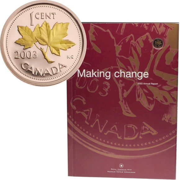 2003 - Canada - 1c - Royal Canadian Mint Annual Report