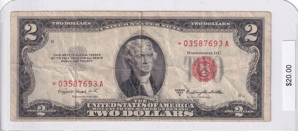 1953 - USA - $2 - * 03587693 A