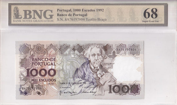 1992 - Portugal - 1000 Escudos - 8A76197804