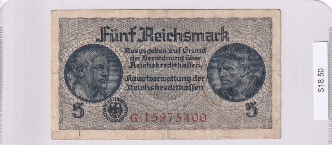 1940 - Germany - 5 Reichsmark - G 15975400 – MK Coins