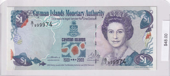 2003 - Cayman Islands - 1 Dollar - Q/I 999974