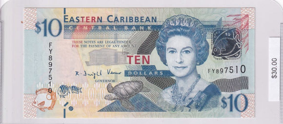 2008 - East Caribbean States - 10 Dollars - FY897510