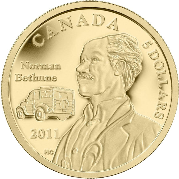 2011 - Canada - $5 - 75th Anniv. Dr. Norman Bethune