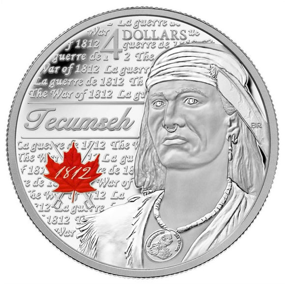 2012 - Canada - $4 - Tecumseh - Proof