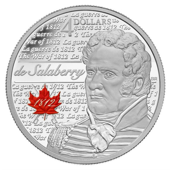 2013 - Canada - $4 - Charles-Michel de Salaberry - Proof<br> (no box)