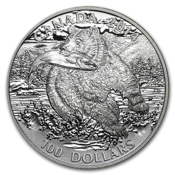 2013 - Canada - $100 - The Grizzly