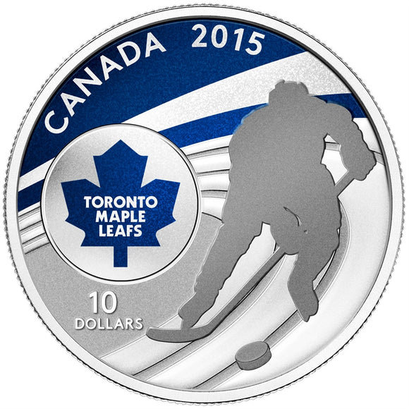 2015 - Canada - $10 - Toronto Maple Leafs <br> (no sleeve)