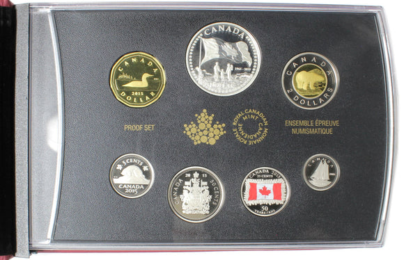 2015 - Canada - DD - 50th Anniv. Of the Canadian Flag - Proof Set